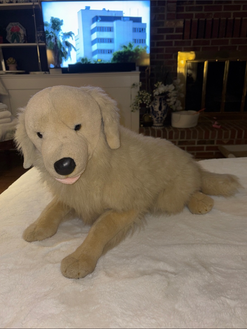 Douglas Cuddle Plush Lifelike Large Stuffed Golden Retriever Dog